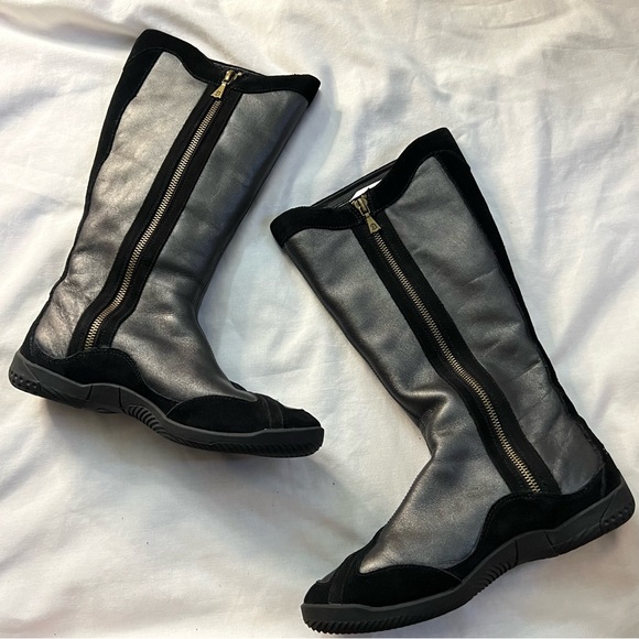 RARE Diesel Knee High Moto Boots - Picture 4 of 7